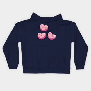 Candy Hearts Kids Hoodie